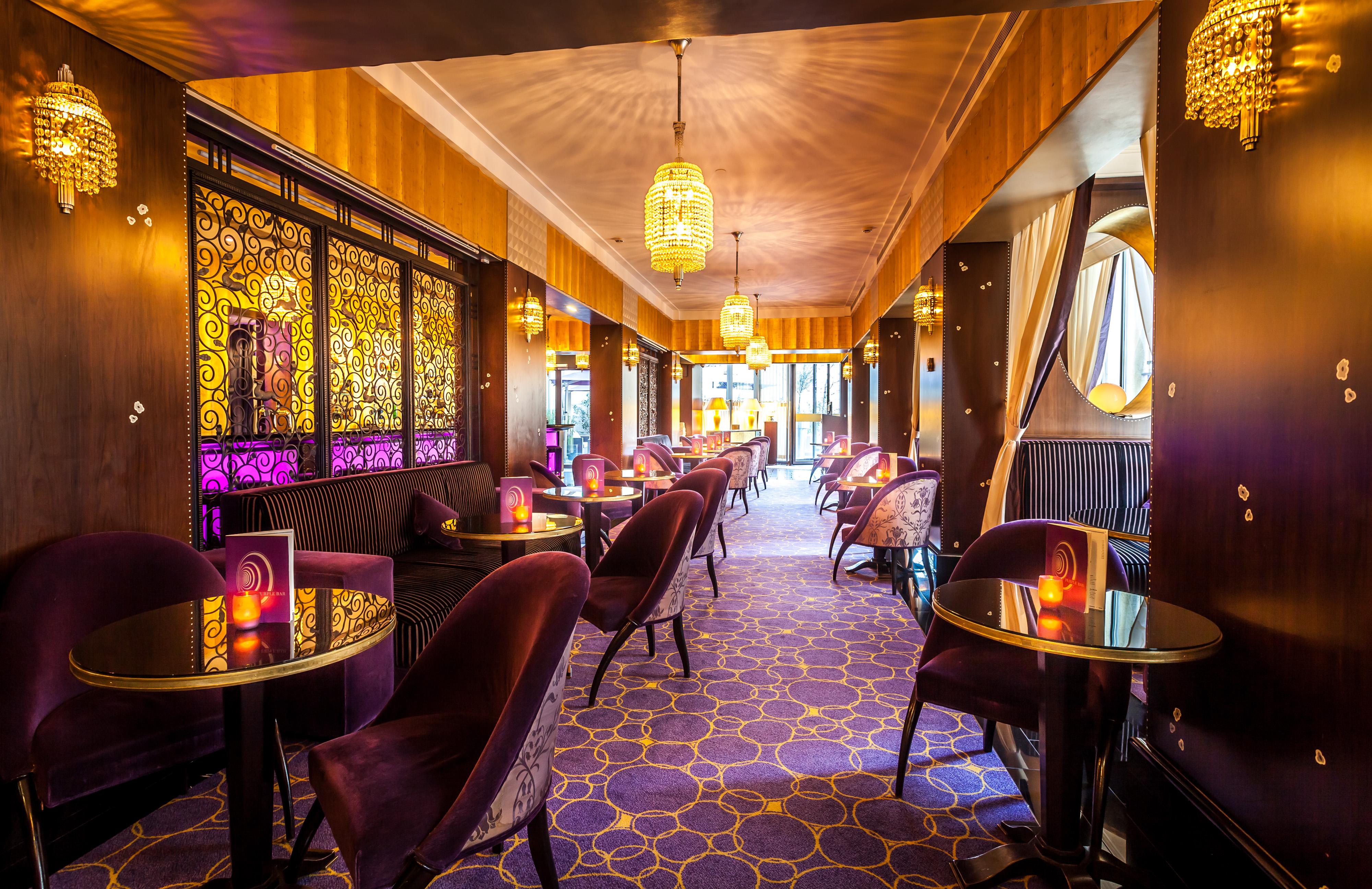 L'Hotel Du Collectionneur Paříž Exteriér fotografie The interior of the restaurant
