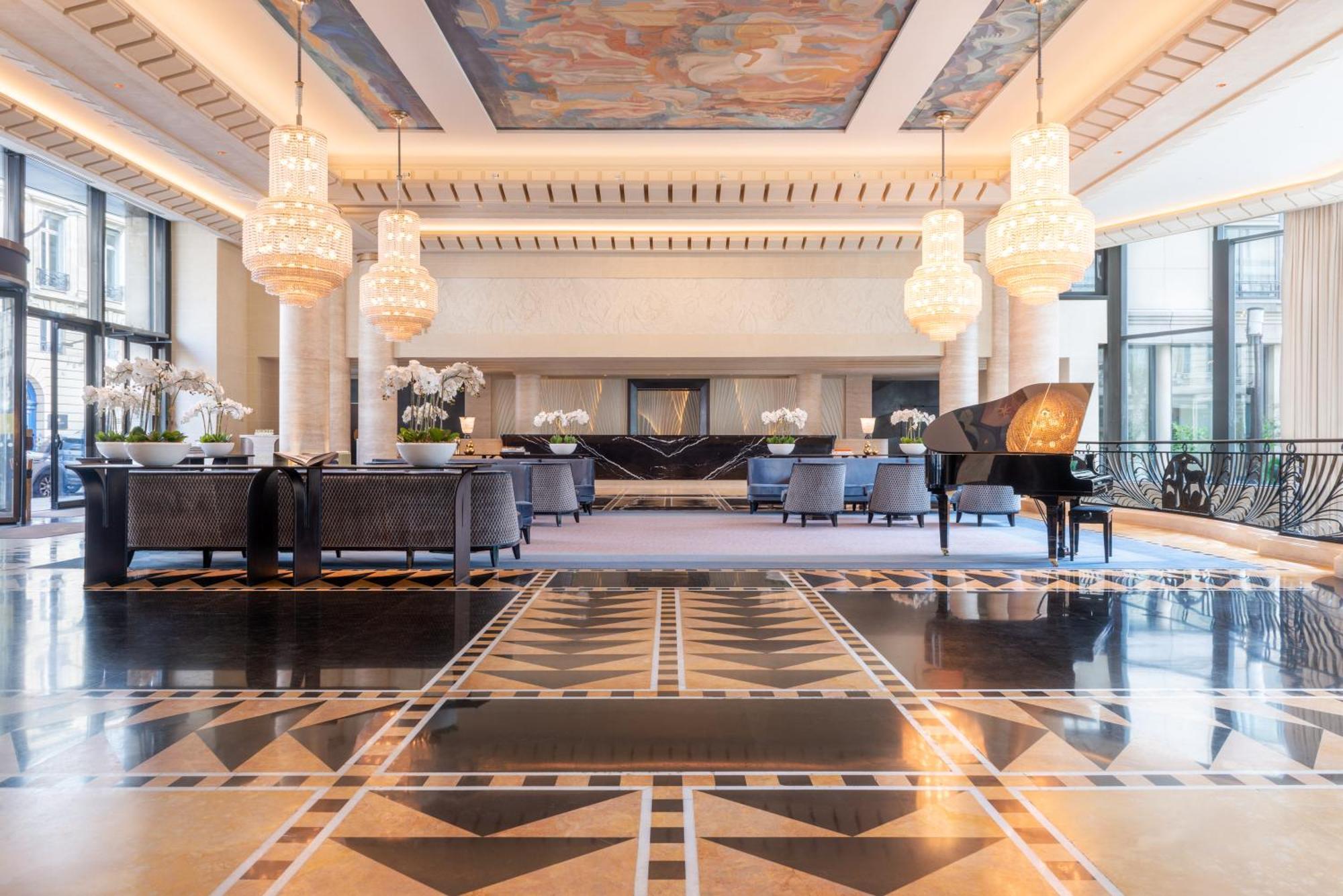 L'Hotel Du Collectionneur Paříž Exteriér fotografie Lobby